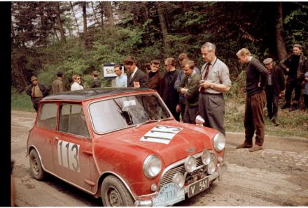 Heinz Rhomberg i H.Frener – Austin Mini Cooper S.