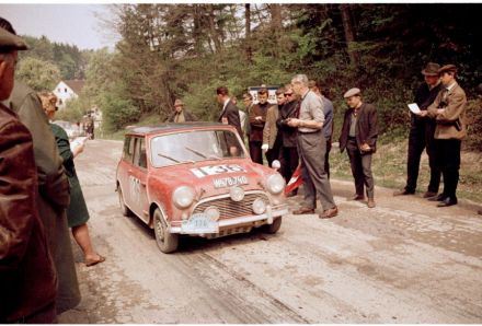 Rudolf Kronfues i W.Jenke - Austin Mini Cooper.