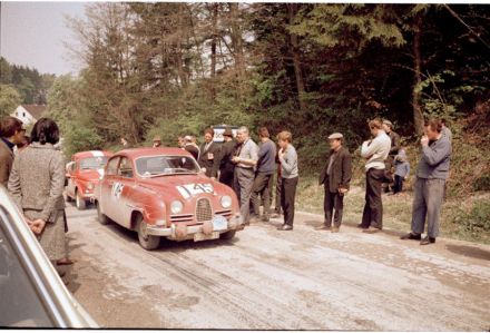 A.Gaberszik i G.Gaberszik - Saab 96.