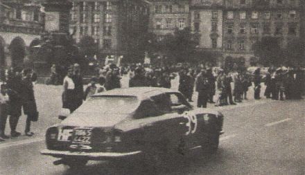 Leo Cella i Luciano Lombardini – Lancia Flavia. (Motor 34 / 1966).