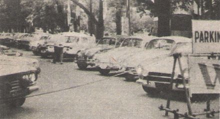 52 samochody wystartowały do rajdu. (Motor 34 / 1966)