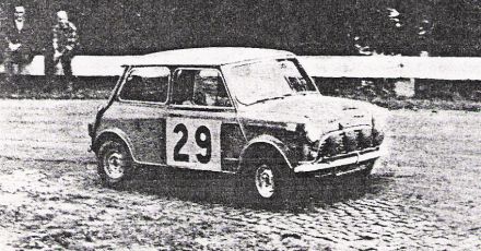 Rauno Aaltonen i Henry Liddon – BMC Mini Cooper S.