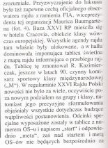 26 Rajd  Polski. 2 eliminacja.  3-6.08.1966r.