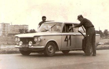 Andrzej Nytko i Jan Soczek  -  Fiat 1300.