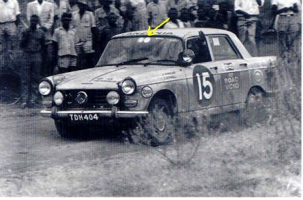 Bert Shankland i Chris Rothwell  -  Peugeot 404 injection.