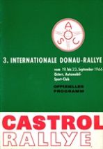 3 Castrol Donau Rallye.  19-23.09.1966r.