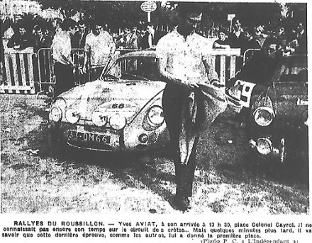 3 Rallyes du Roussillon.  22-23.10.1966r.