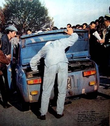 Jean Francois Piot i J.Jacob -  Renault 8 Gordini proto.
