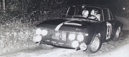 Rene Trautmann i Colette – Lancia Fulvia HF coupe.