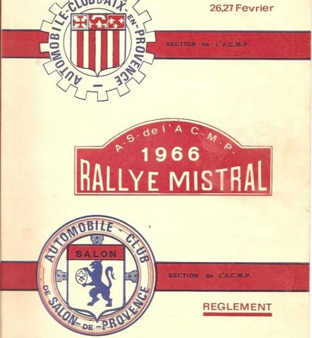 5 Rallye Mistral.  26-27.02.1966r.