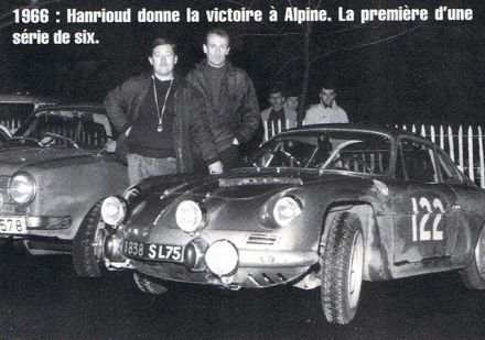 Jean Pierre Hanrioud i Jean Claude Peray – Alpine Renault  A110.