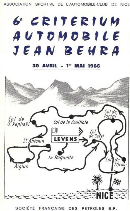 6 Criterium Jean Behra.  30.04-1.05.1966r.