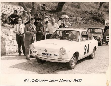 Pierre Lamy i Serge Renacco – Fiat 850 coupe.
