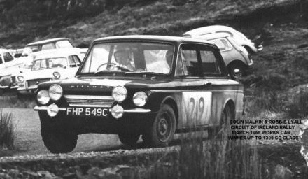 Colin Malkin i Robbie Lyall – Hillman Imp.
