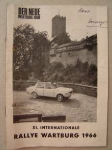 11 Rallye Wartburg.  28-30.10.1966r.