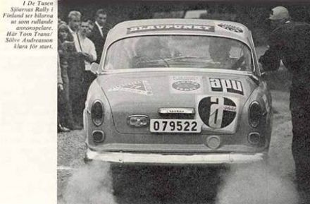 Tom Trana i Sölve Andreason - Volvo 122 S.