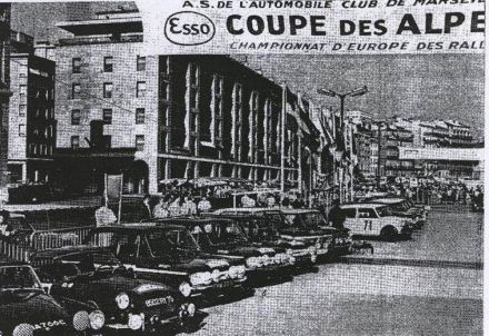 27 Rallye Coupe des Alpes (F). 12 eliminacja.  5-9.10.66r.