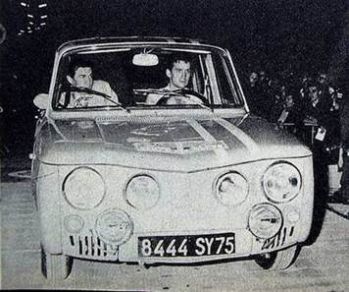 Jean Francois Piot i Jean Francois Jacob - Renault R 8 Gordini.