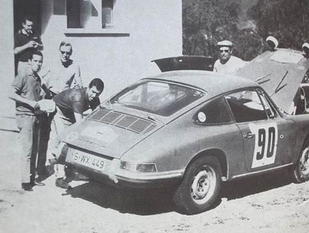 Günther Klass i Rolf Wutherich - Porsche 911.