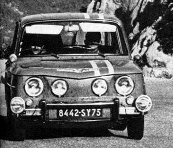 Jean-Pierre Nicolas i Claude Roure – Renault 8 Gordini