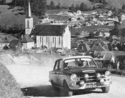 Roger Clark i Brian Melia - Ford Lotus-Cortina.