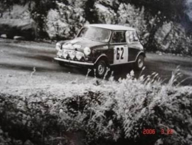 Rauno Aaltonen i Henry Liddon – BMC Mini Cooper S.