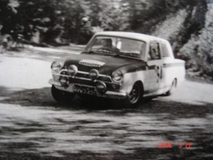 Roger Clark i Brian Melia – Ford Lotus Cortina.