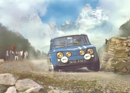 Silvia Osterberg i ? – Renault R8 Gordini.