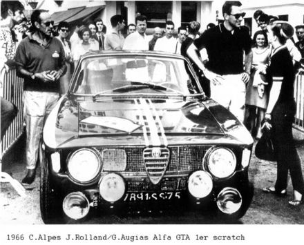 27 Rallye Coupe des Alpes (F). 12 eliminacja.  5-9.10.66r.