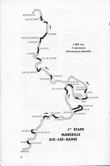 Trasa 1 etapu