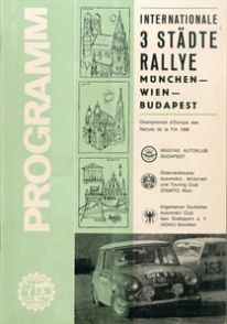 14 Rajd Monachium – Wiedeń – Budapeszt. 13 eliminacja.  7-9.10.66r.