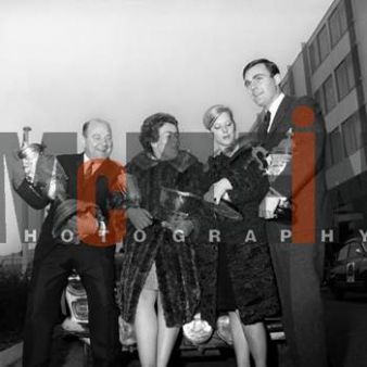 Gunnar Palm, Pat Moss Carlsson, E.Nyström i Bengt Söderström.