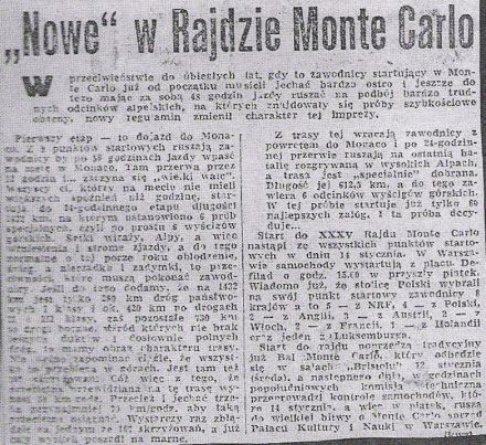 (Kurier Sportowy 6/66)