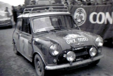 Timo Makinen i Paul Easter – BMC Mini Cooper S.