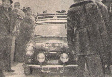 Paddy Hopkirk i Henry Liddon – BMC Mini Cooper S.  (Motor 5 / 1966)