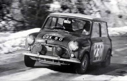Paddy Hopkirk i Henry Liddon – BMC Mini Cooper S. 
