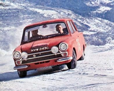 Roger Clark i ? – Ford Anglia.