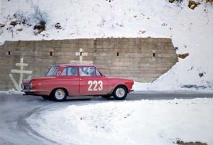 Vic Elford i John Davenport – Ford Cortina Lotus.