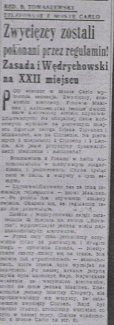 35 Rallye  Monte  Carlo (MC). 1 eliminacja.  14-21.01.1966r.