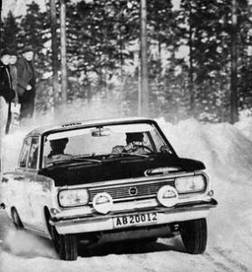 Lillebror Nasenius i F.Frodin - Opel Rekord.