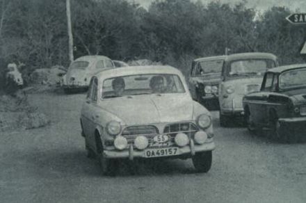 Sylvia Österberg i Siw Sabel – Volvo 122S.