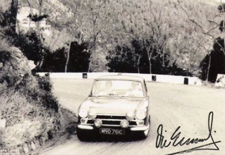 Vic Elford i E.Morton - Ford Cortina.