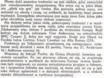 18 Tulpen Rallye (NL). 4 eliminacja.  25-29.04.1966r. 
