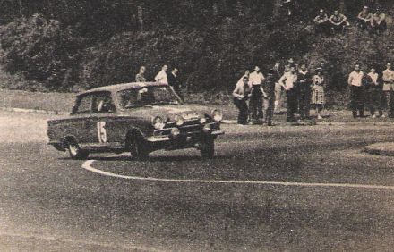 Bengt Söderström i Gunnar Palm - Ford Cortina Lotus. (Motor30/66)