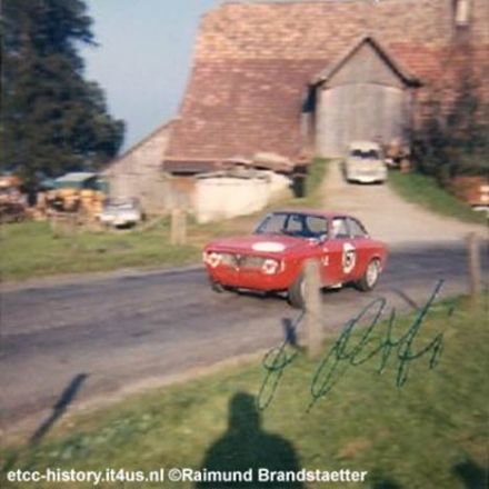 Hans Brändli – Alfa Romeo 1600 GTA.
