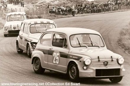 Nr.25. Wolf-Dieter Mantzel, nr.21. Ed Swart – Abarth 1000 TC.