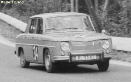 Ileana Zigraiova i Karl W.Mörth – Renault R8 Gordini.