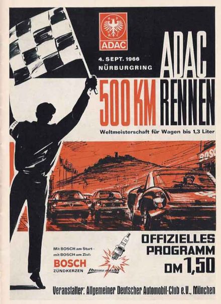 VII. ADAC 500 km Rennen Nürburgring. 7 eliminacja.  4.09.1966r.