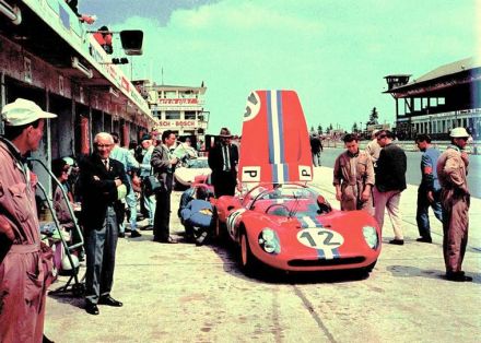 Pedro Rodriguez, Richie Ginther i Lorenzo Bandini - Ferrari Dino 206 S.