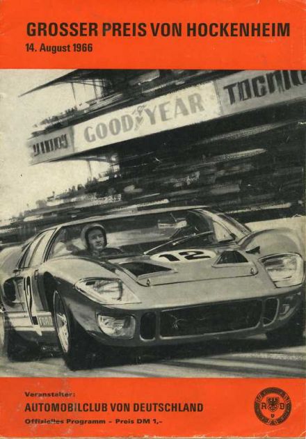 GP Hockenheim. 9 eliminacja.  14.08.1966r.